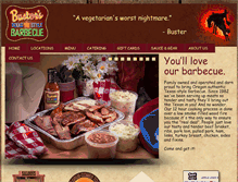 Tablet Screenshot of bustersbarbecue.com